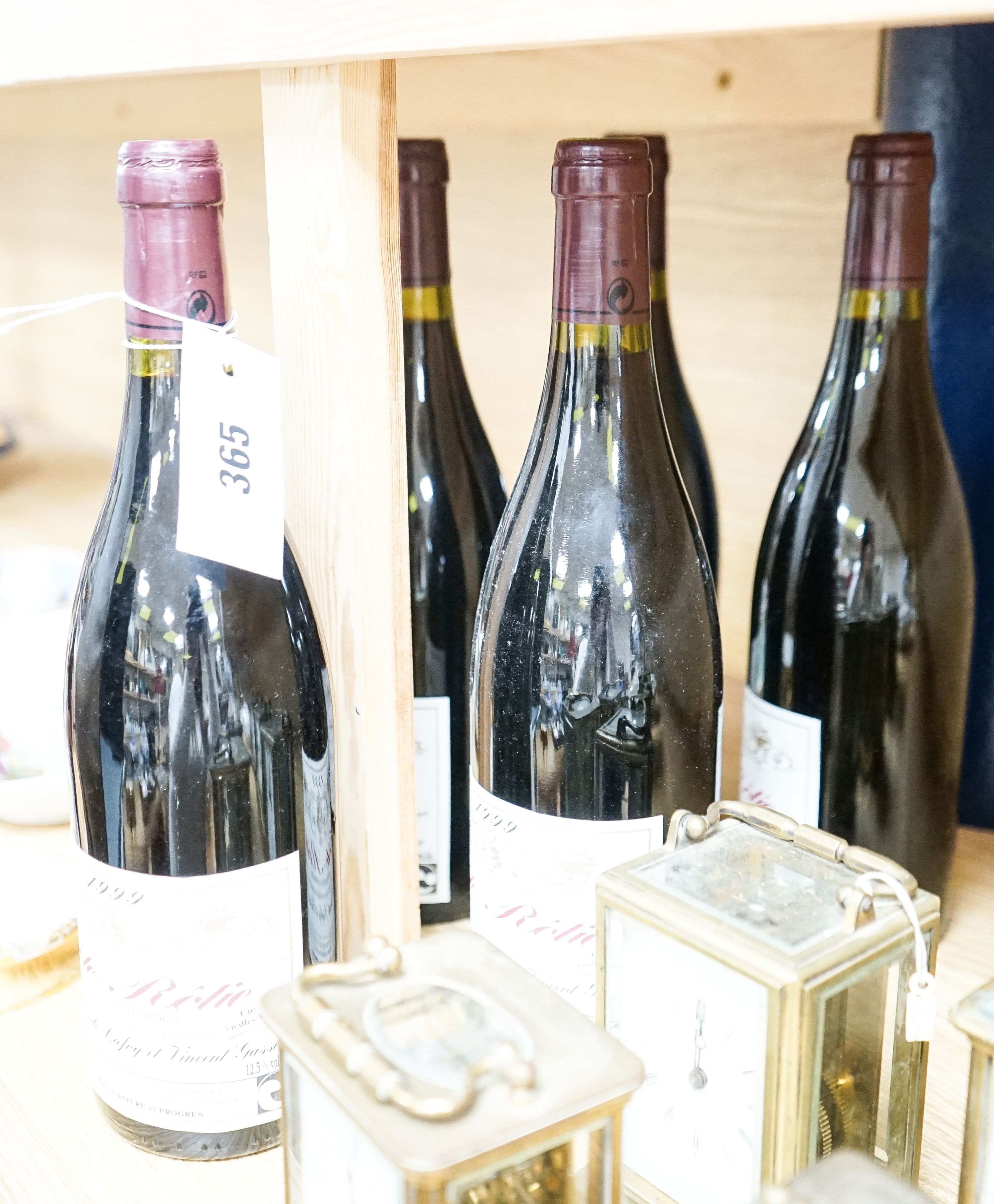 Five bottles of Cote Rotie, 1999